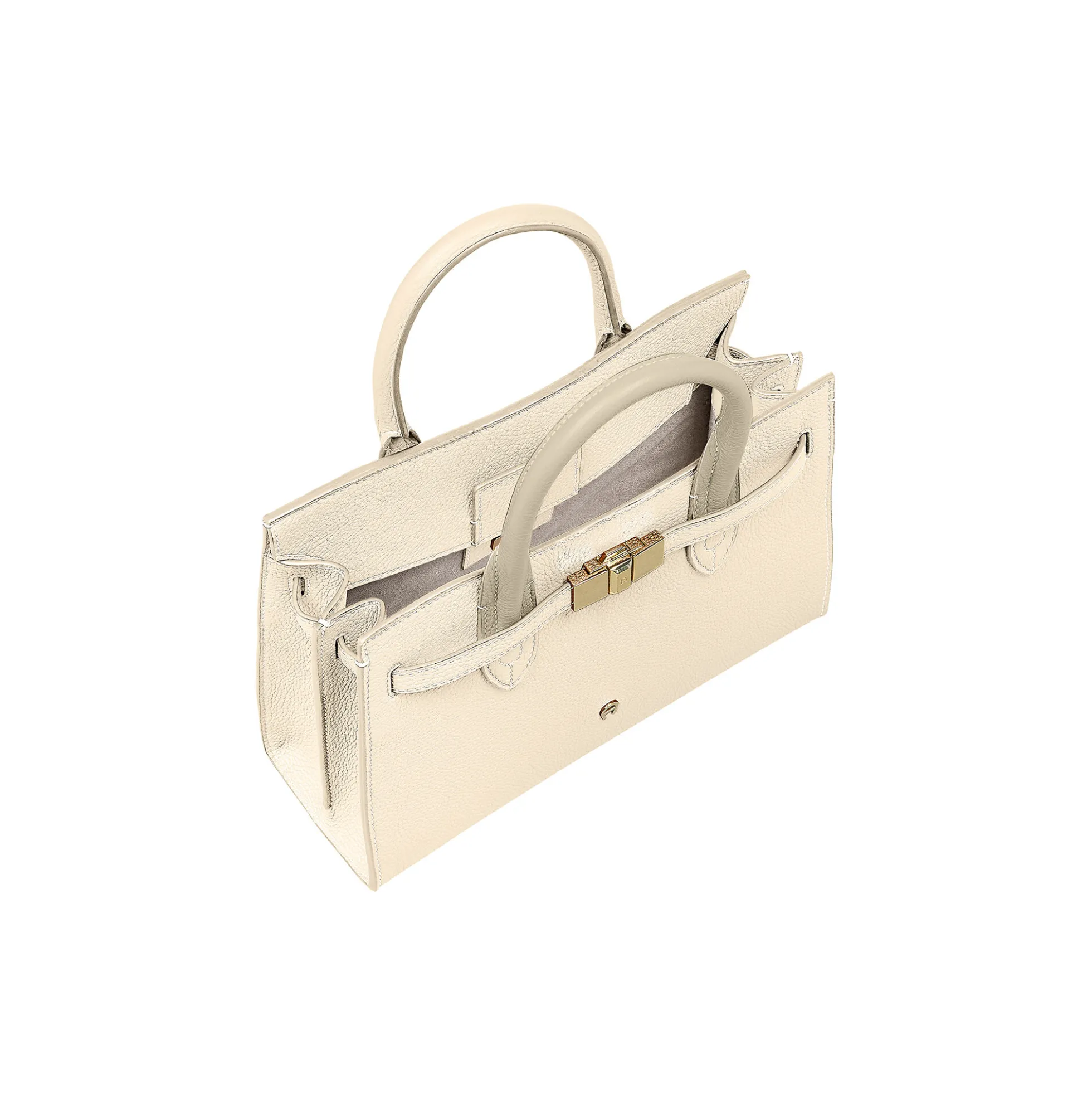 Farah Handbag M, macadamia white