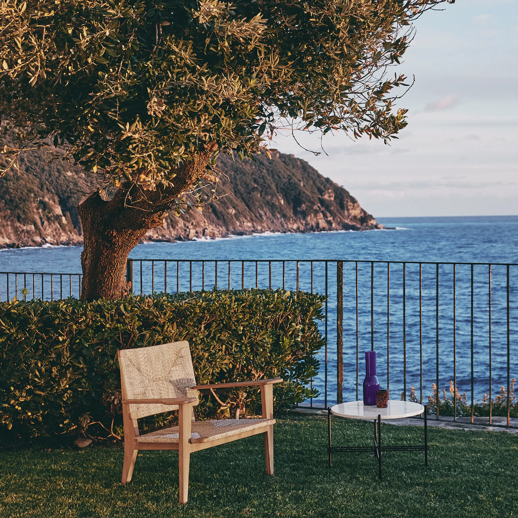 F-Chair Outdoor Lounge Chair, teak