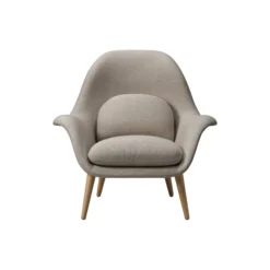 FF1770 Swoon Lounge Chair, Sunniva 717/lakeret eg