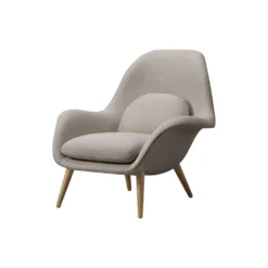 FF1770 Swoon Lounge Chair, Sunniva 717/lakeret eg