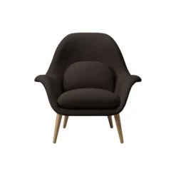 FF1770 Swoon Lounge Chair, Sunniva 383/lakeret eg
