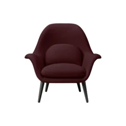 FF1770 Swoon Lounge Chair, Sunniva 662/sortlakeret eg