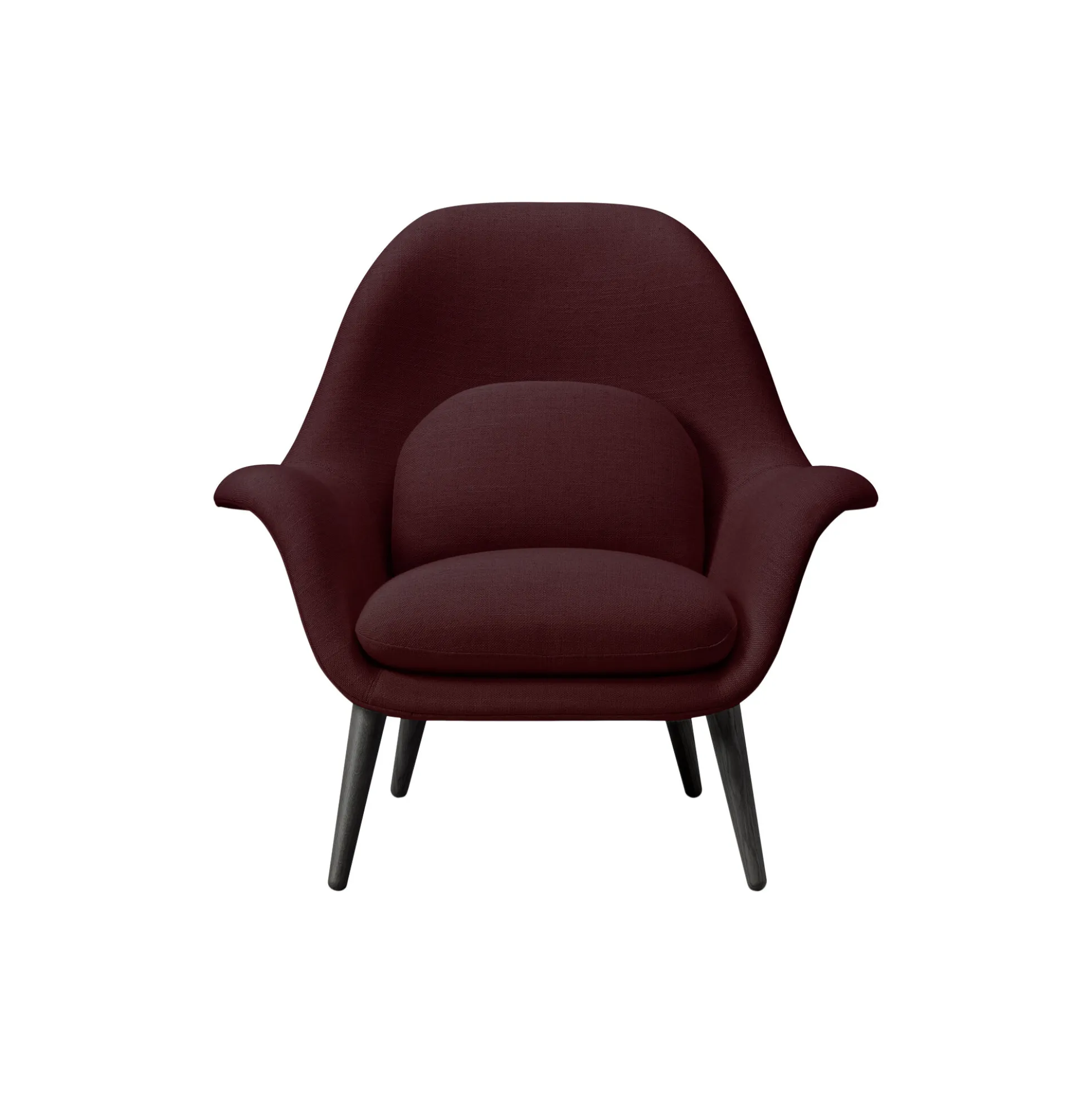 FF1770 Swoon Lounge Chair, Sunniva 662/sortlakeret eg
