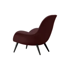 FF1770 Swoon Lounge Chair, Sunniva 662/sortlakeret eg