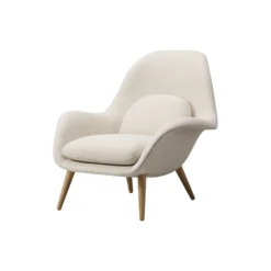 FF1770 Swoon Lounge Chair, Sunniva 811/lakeret eg