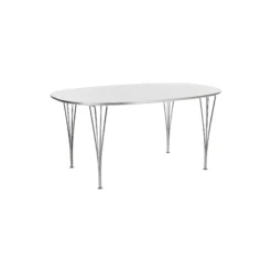 FH B613 Superellipse™ spisebord, hvid