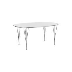 FH B613 Superellipse™ spisebord, hvid