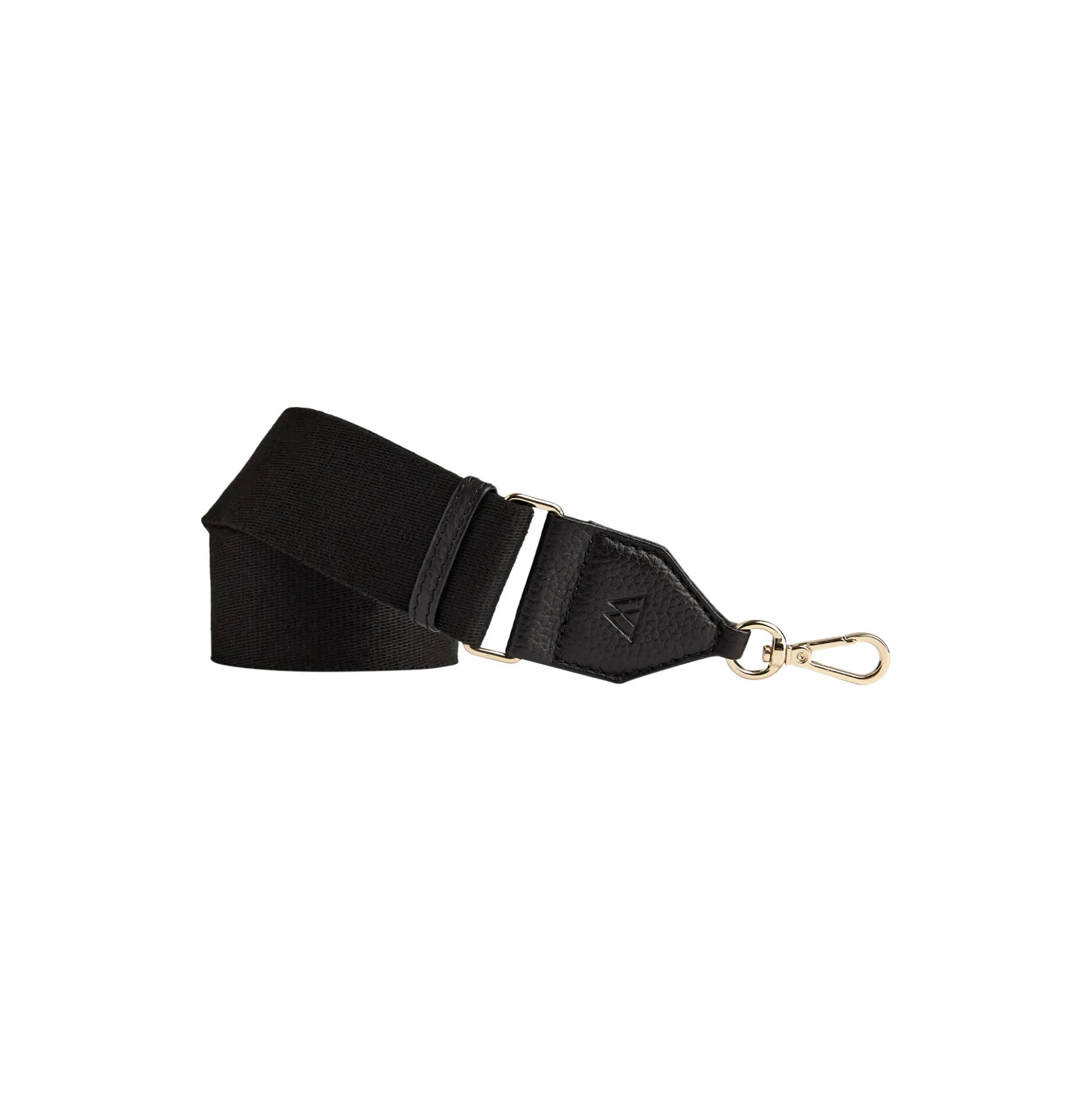 FinleyMBG Guiter Strap Gold, black w/black