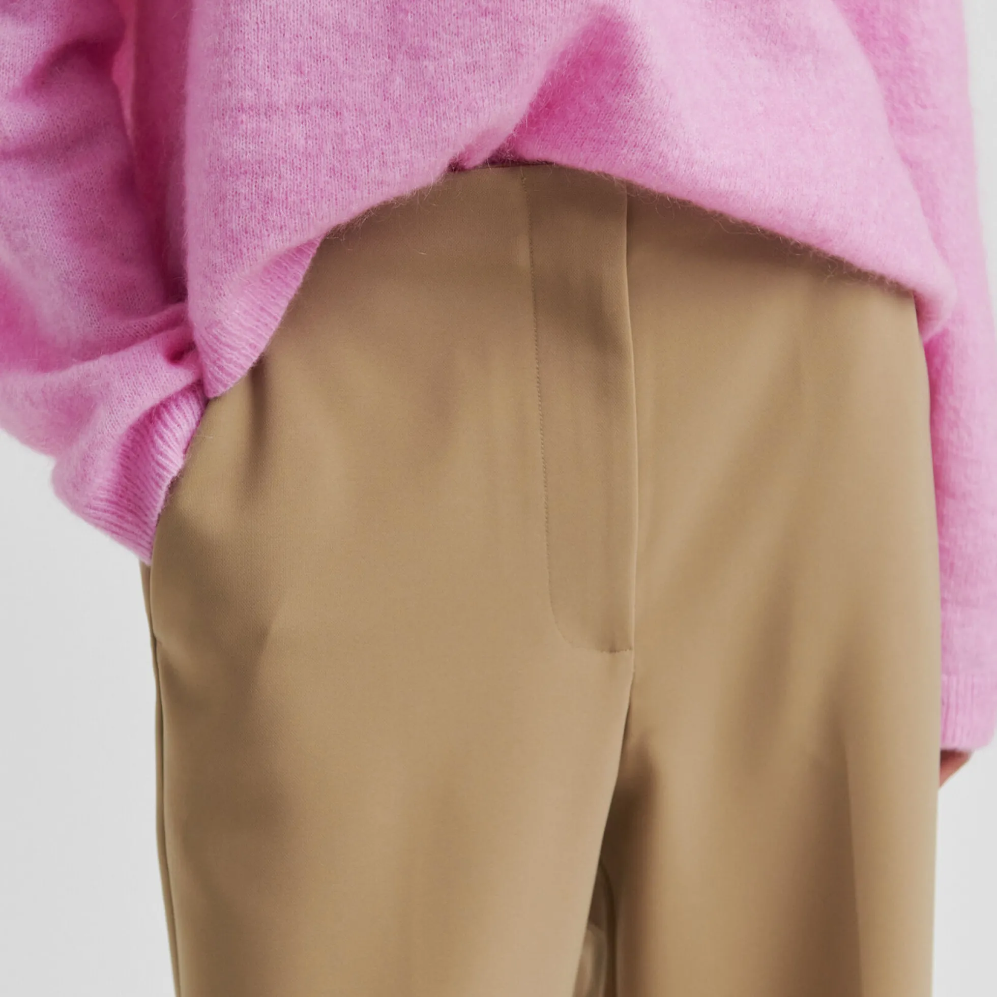 Fique Classic Trousers, petrified oak