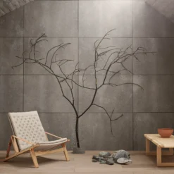 FK11 Plico loungestol, hvidolieret eg/natur