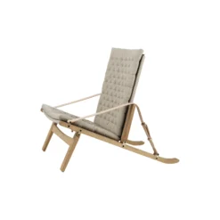 FK11 Plico loungestol, hvidolieret eg/natur