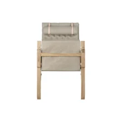 FK10 Plico loungestol, hvidolieret eg/natur