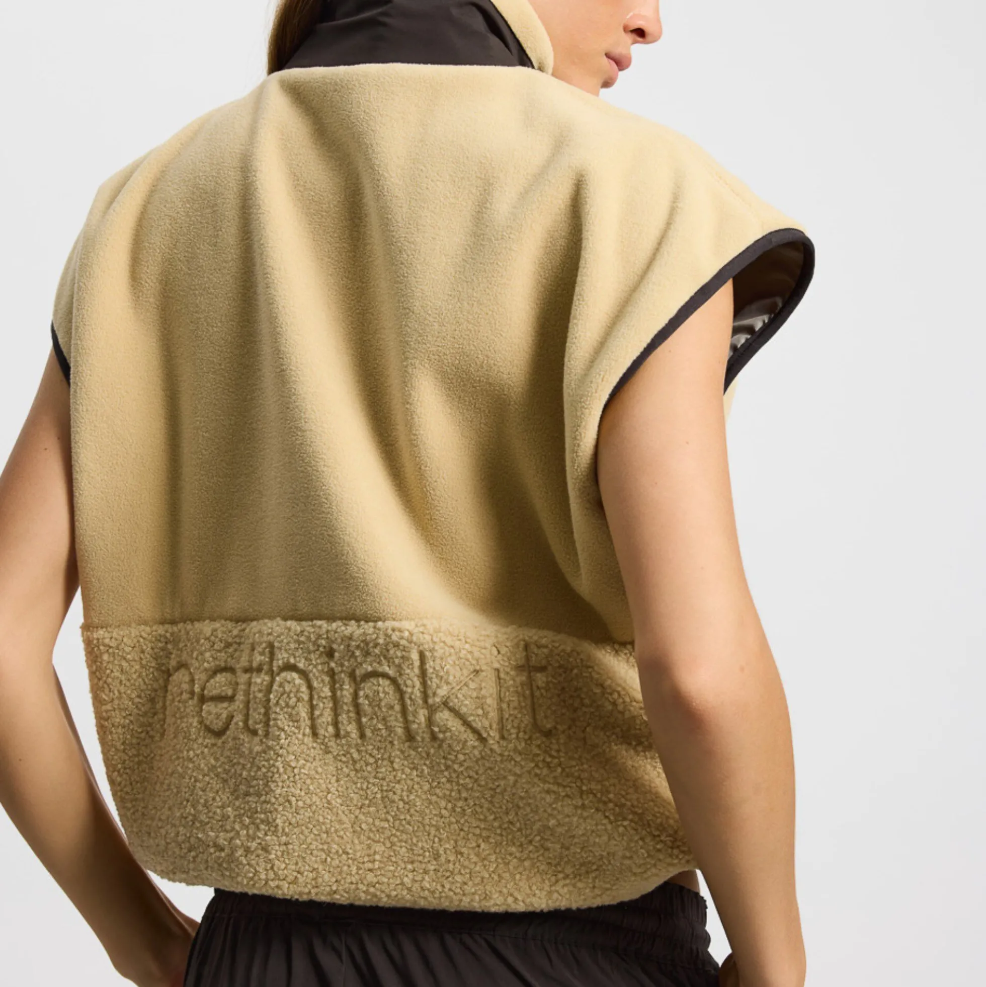 Fleece Gilet Terra, sandshell