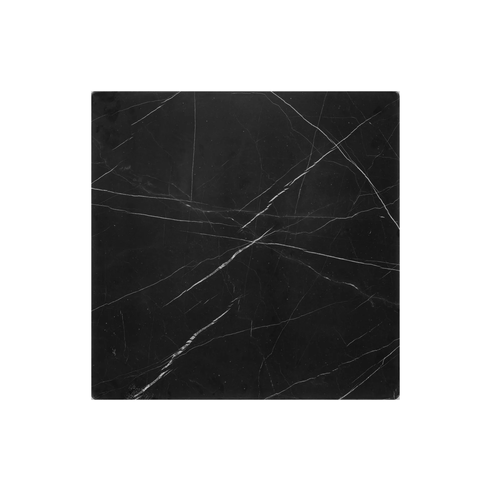 Floema Oval sofabord, black