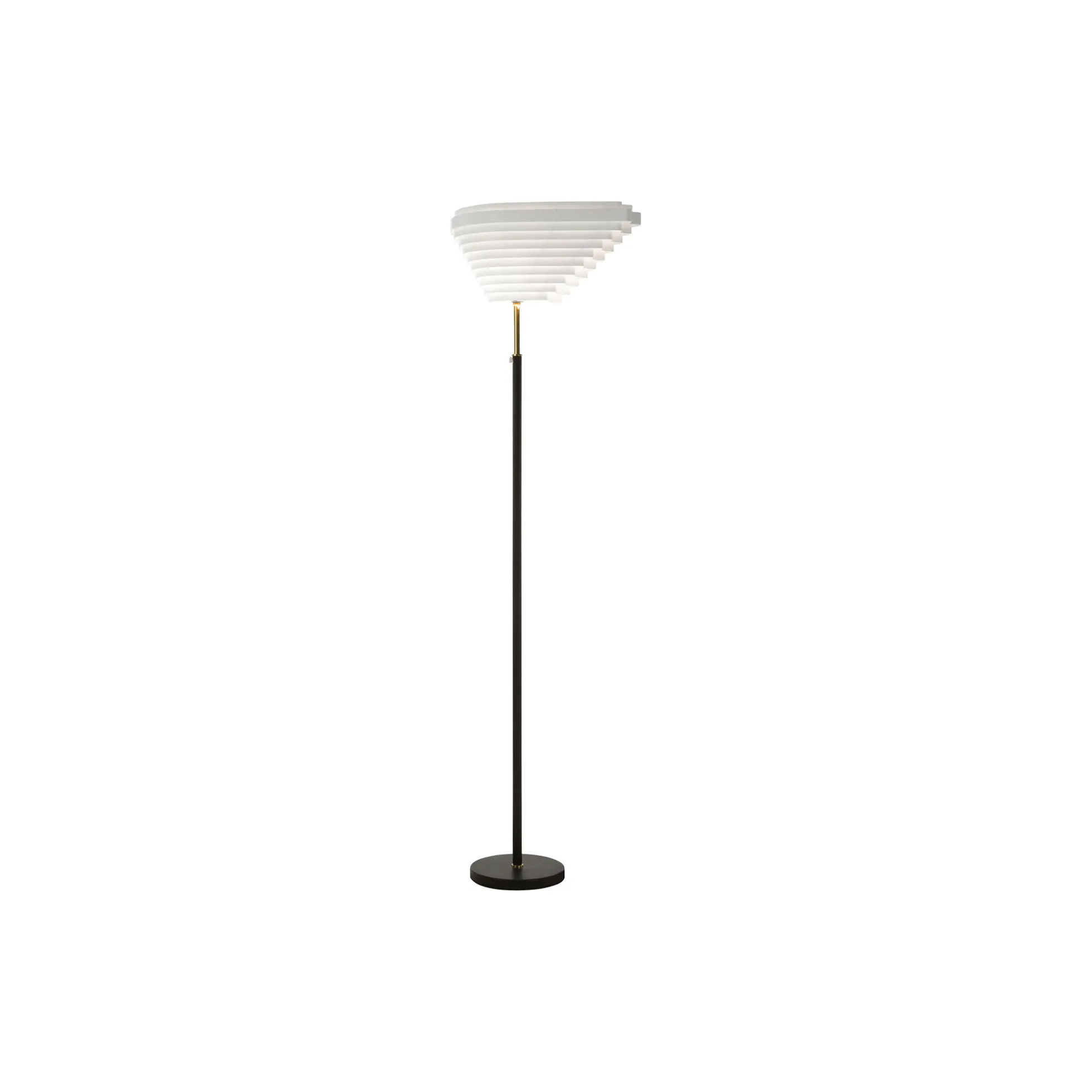 Floor Light A805 “Angel Wing“, polished brass