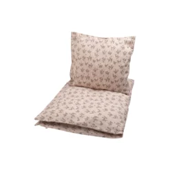 FLORA junior sengetøj, nightingale/balsam cream/walnut