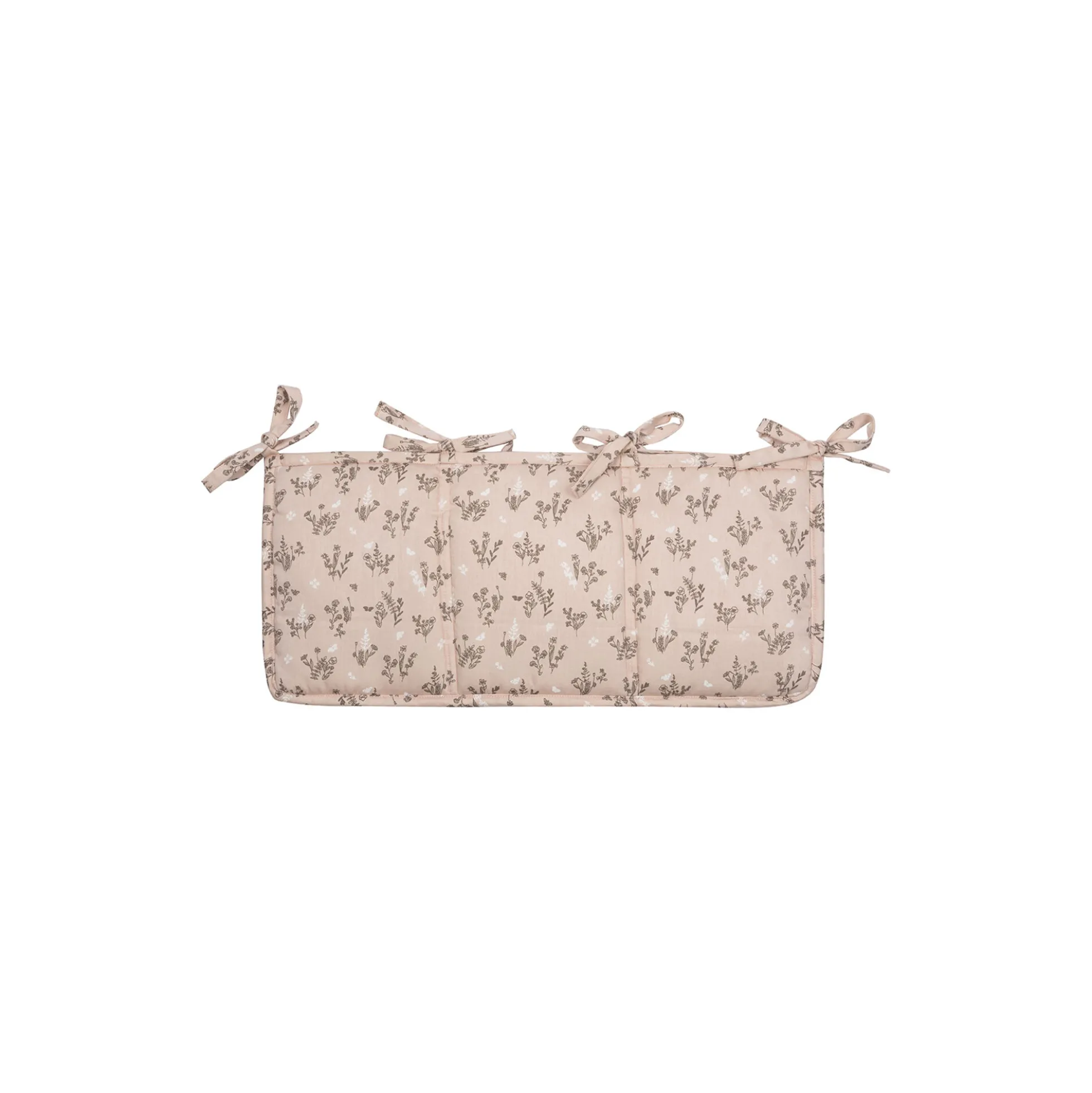FLORA sengelomme, nightingale/balsam cream/walnut