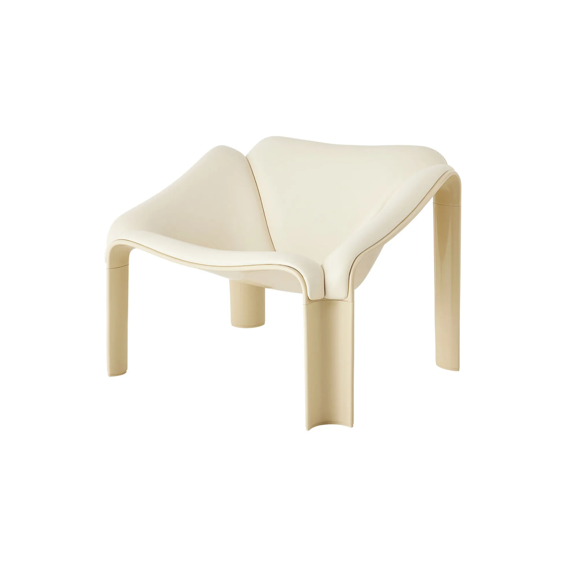 F300 Lounge Chair, pastel green/cream