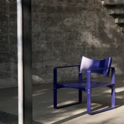 270 F loungestol, klein blue