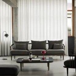 Flowerpot VP12 Floor Lamp, chrome-plated
