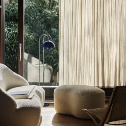 Flowerpot VP12 Floor Lamp, cobalt blue