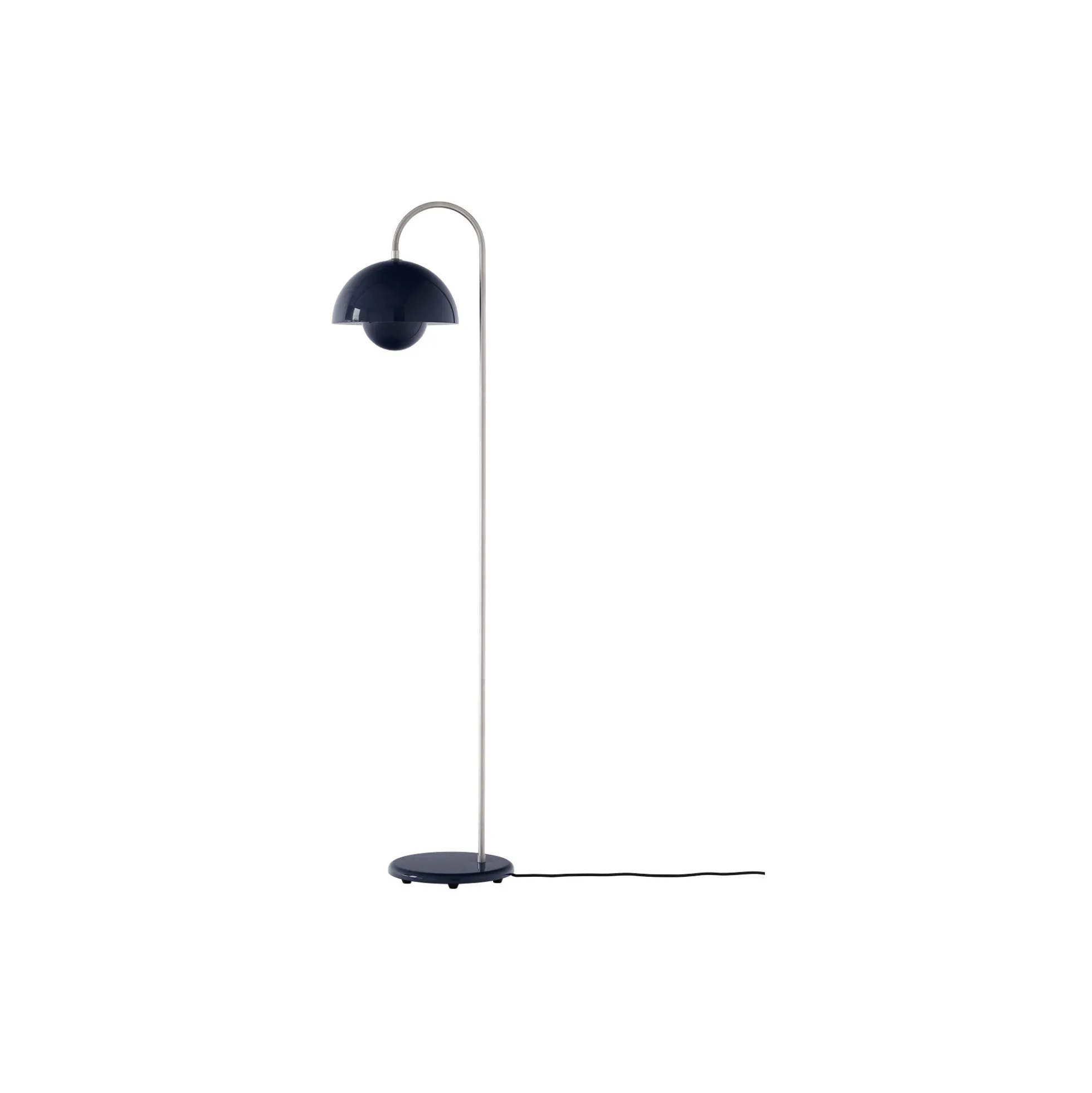 Flowerpot VP12 Floor Lamp, steel blue