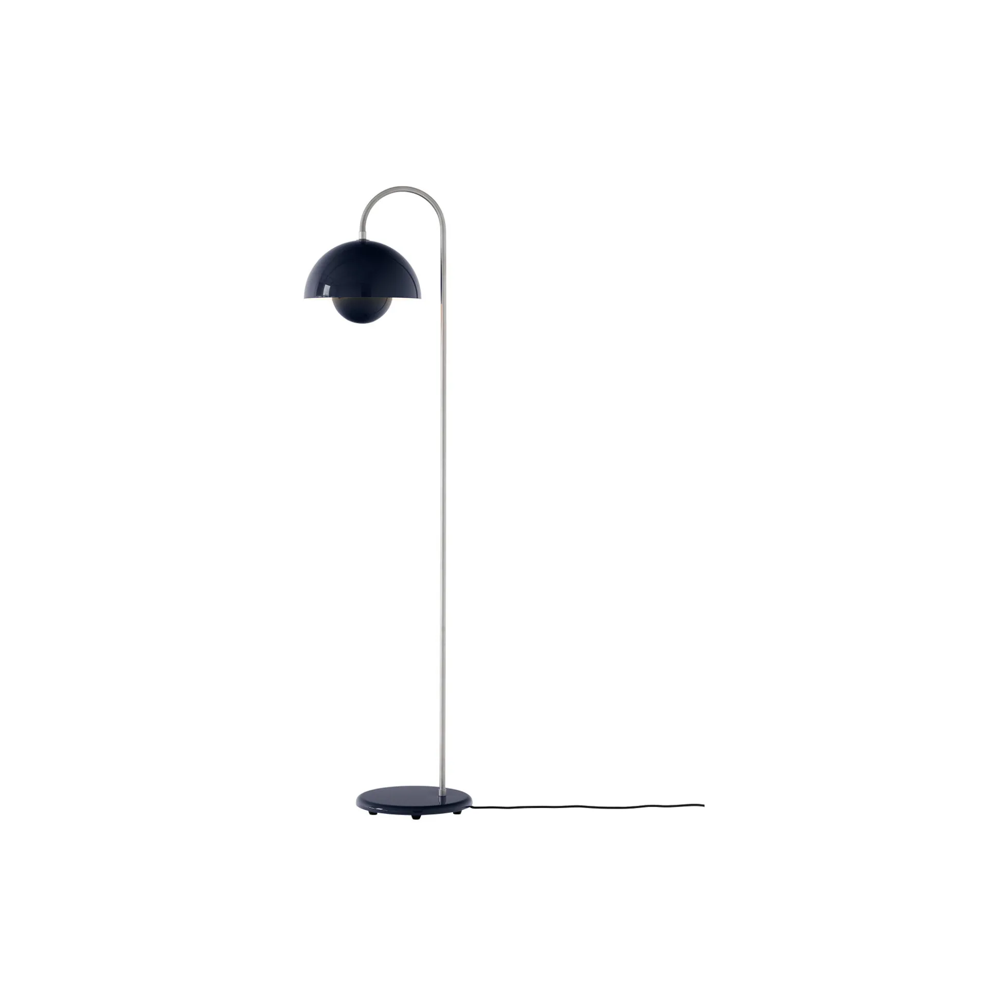 Flowerpot VP12 Floor Lamp, steel blue