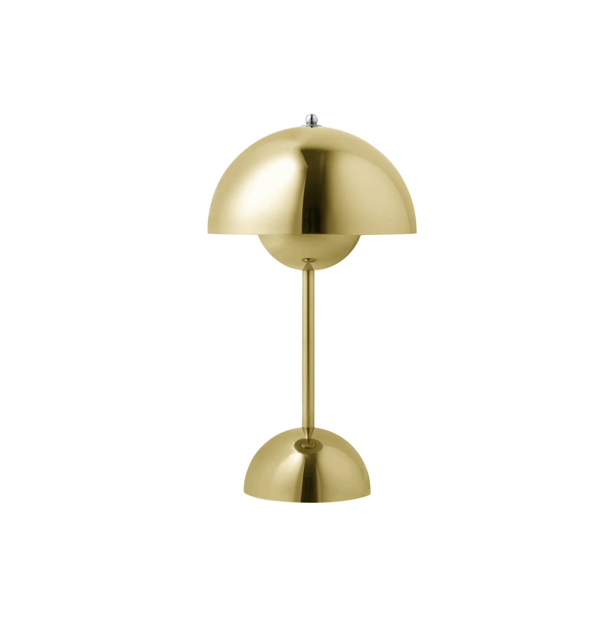 Flowerpot VP9 Portable Table Lamp, brass-plated