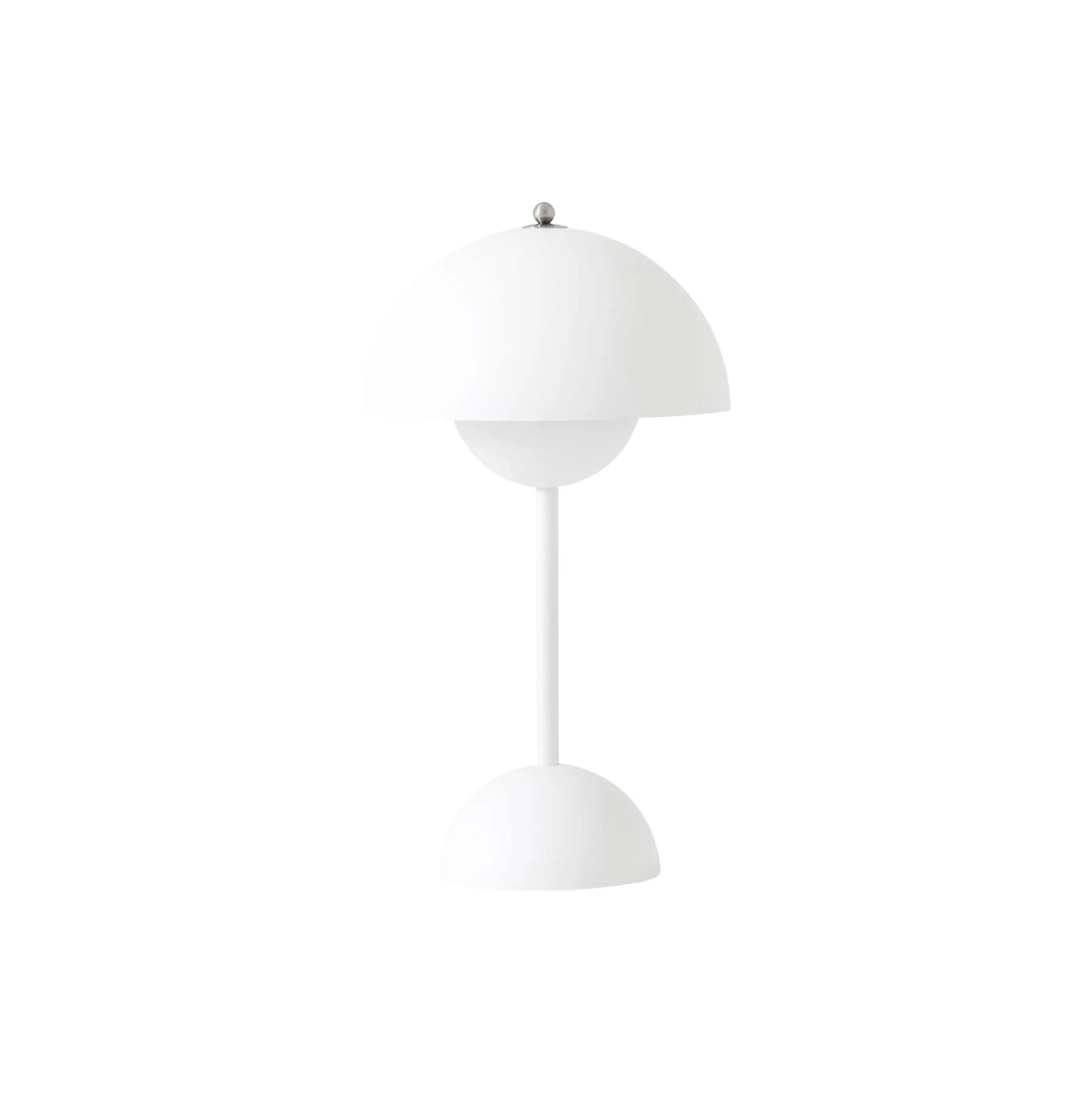 Flowerpot VP9 Portable Table Lamp, matt white