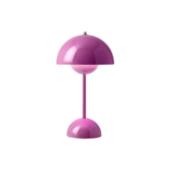 Flowerpot VP9 Portable Table Lamp, tangy pink