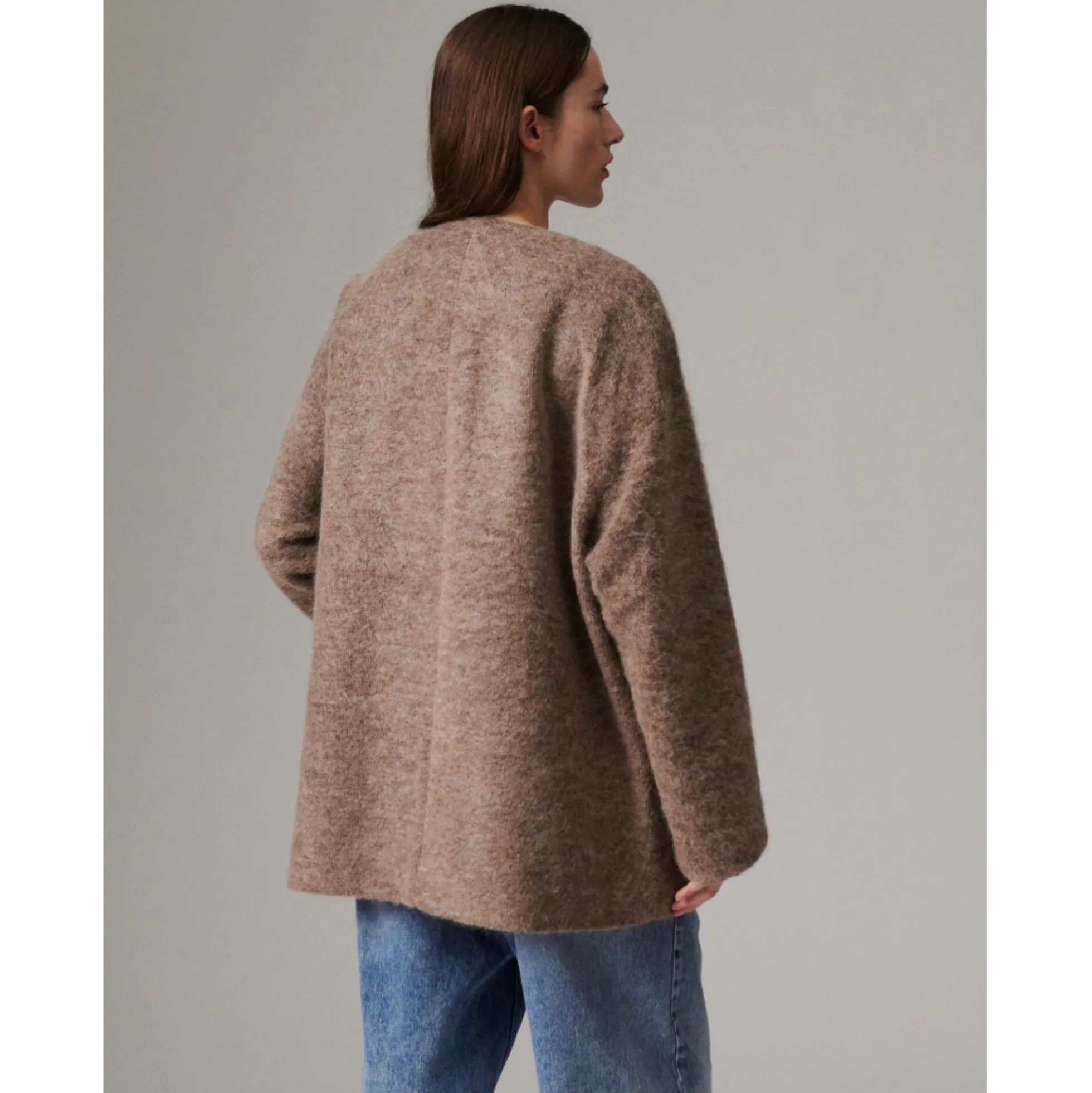 Flussy - Mohair Wool, dark brown