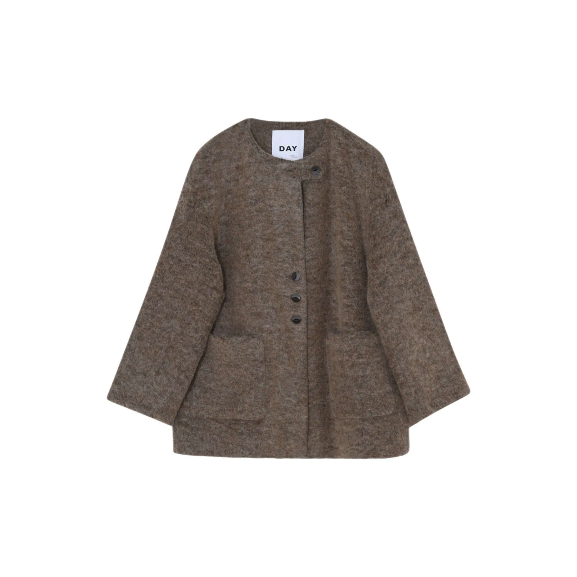 Flussy - Mohair Wool, dark brown