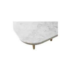 Fly SC11 Coffee Table, Bianco Carrara marble/oiled oak