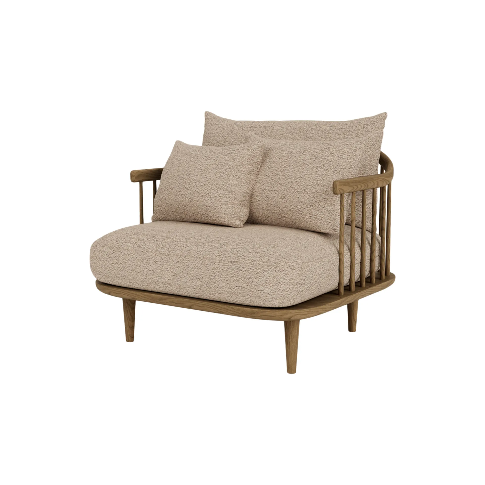 Fly SC1 Lounge Chair, Karakorum 003/oiled oak