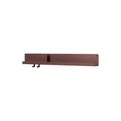 Folded Shelves, deep red