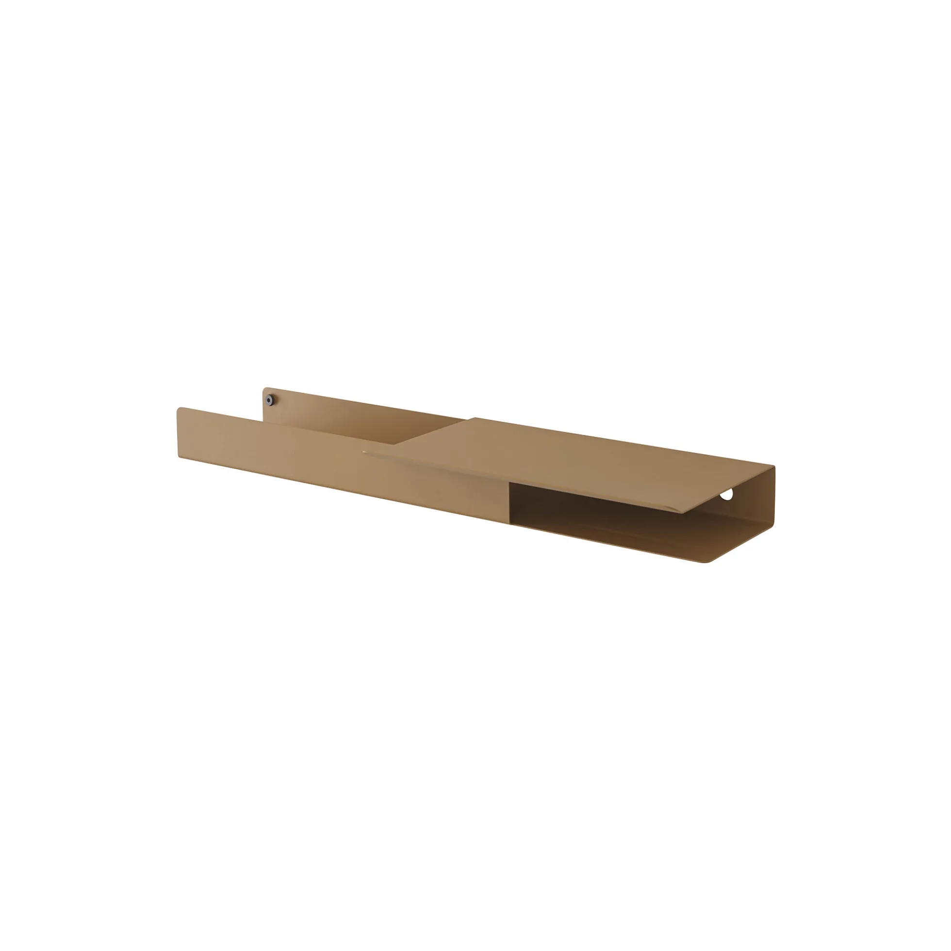 Folded Shelves Platform, burnt orange