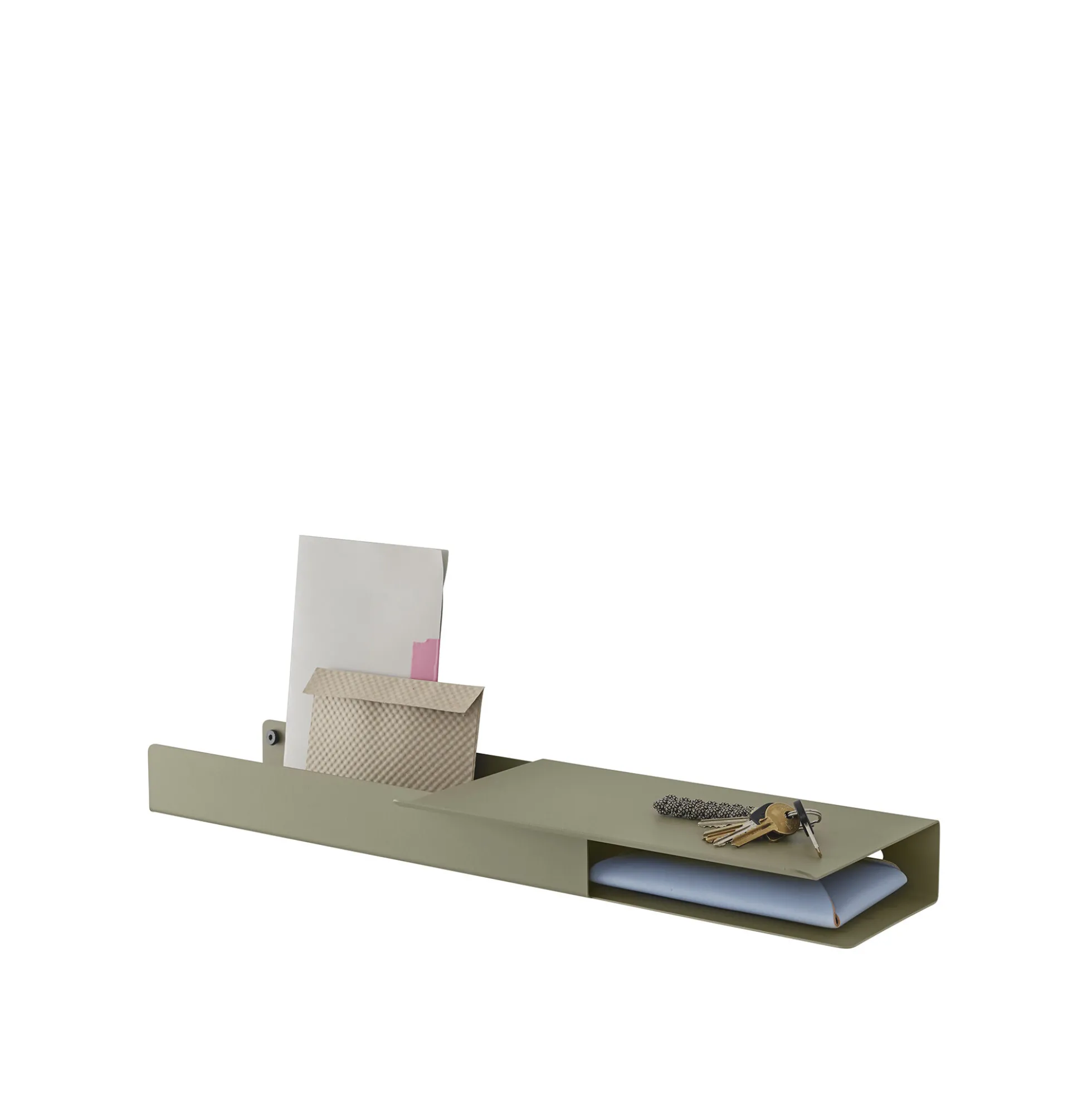Folded Shelves Platform, olive