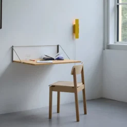 Fold–out Desk, oiled oak