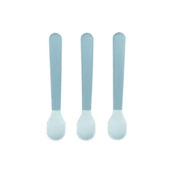Foodie Easy-grip babyske 3-pak, blue