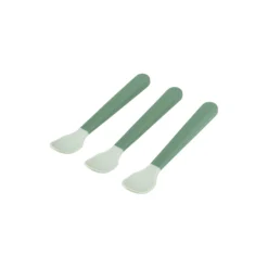 Foodie Easy-grip babyske 3-pak, green