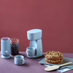 FOODIE single cup kaffemaskine, light blue