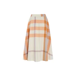 Frankie Skirt, orange checked