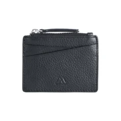Frey Zip Card Holder, grain black