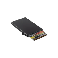 Furbo Single Aluminum Cardholder, black