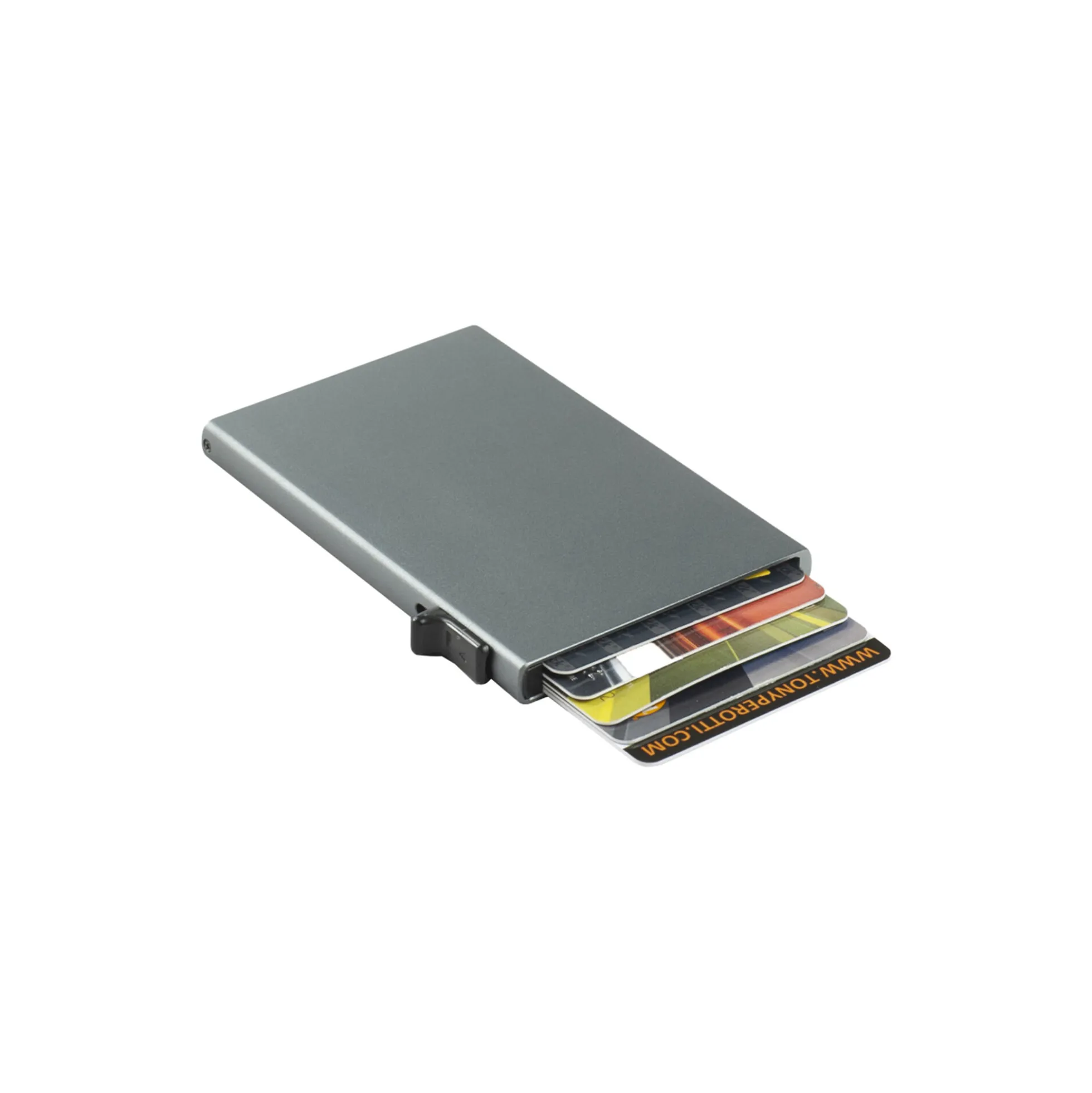 Furbo Single Aluminum Cardholder, blue