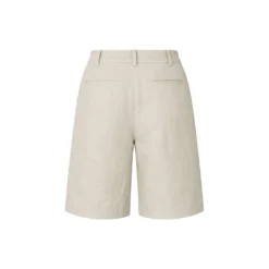Galemd linen long shorts, beige melange