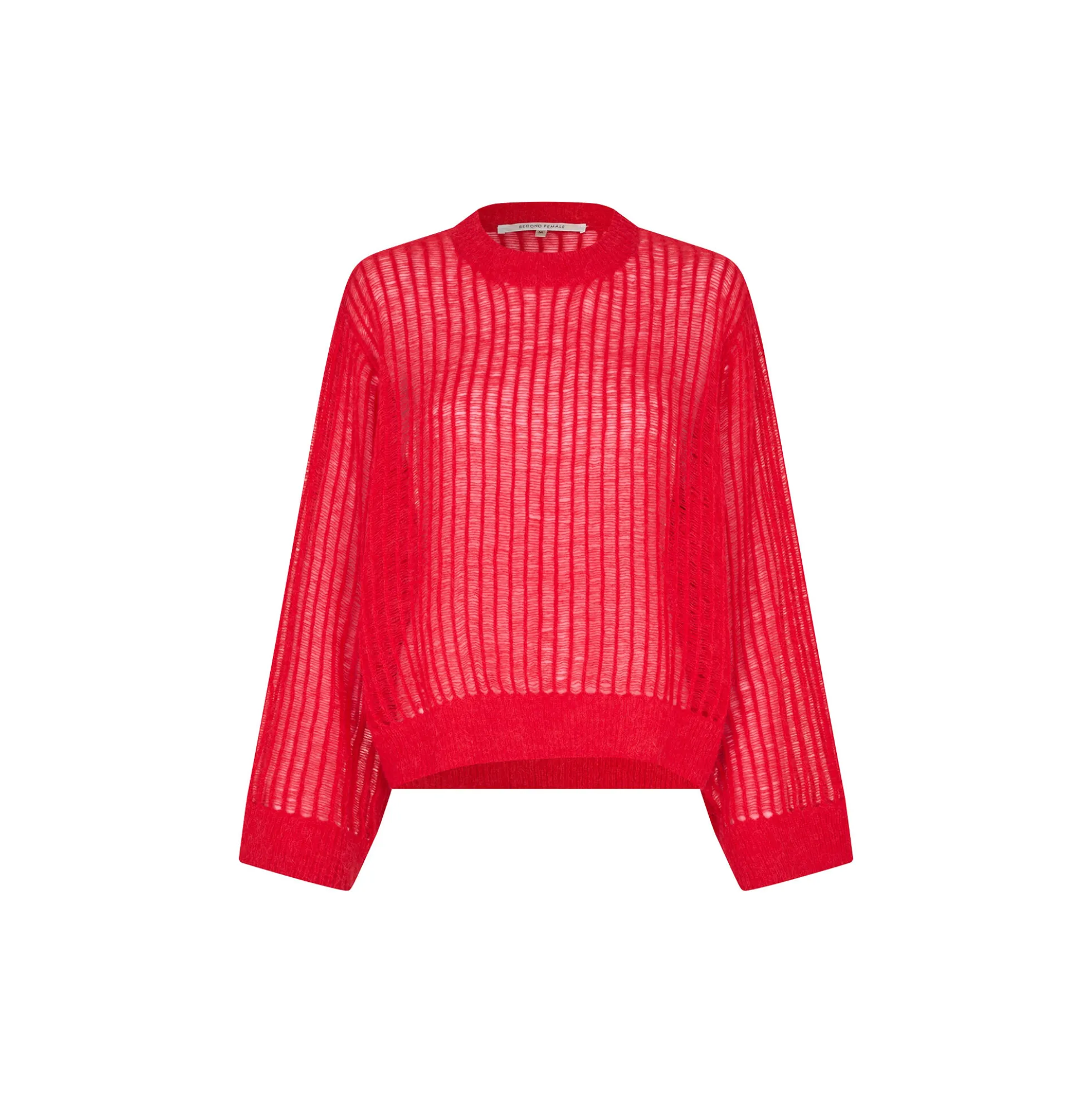 Georgina Knit O-Neck, poinciana