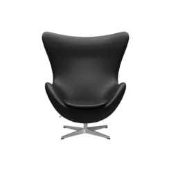 Ægget™ 3316 loungestol, Aura black/satin brushed aluminium
