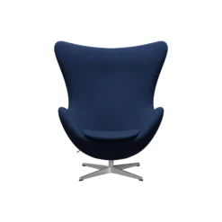 Ægget™ 3316 loungestol, Christianshavn 1153 blue uni/satin brushed aluminium