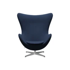 Ægget™ 3316 loungestol, Christianshavn 1155 dark blue/satin brushed aluminium